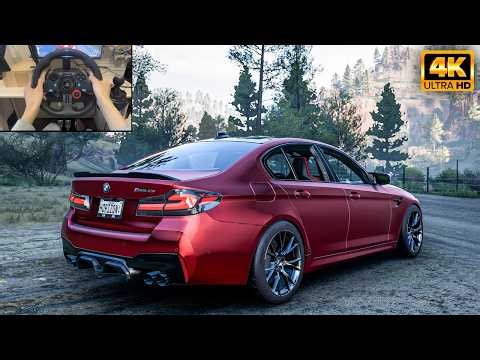 BMW M5 CS - Forza Horizon 5 | Logitech G29 Gameplay