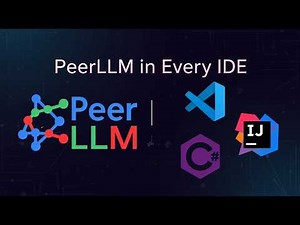 PeerLLM Demo Across VSCode, C#, and IntelliJ