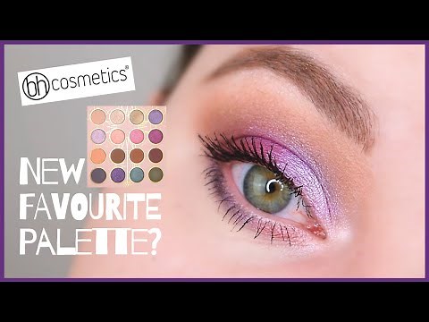 NEW BH COSMETICS ROMANTIC NOMAD PALETTE I REVIEW, SWATCHES AND TUTORIAL I EASY PURPLE LOOK