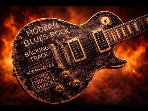 Modern Blues Rock Guitar Practice Jam in E – 91 BPM Backing Track 2
