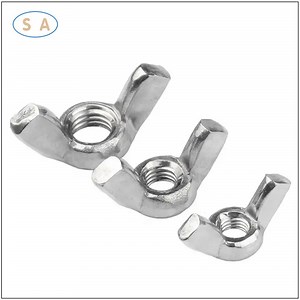 [Hot Item] Zinc Plated Butterfly Wing Nuts in Plain Metric Thread for Hand Screw