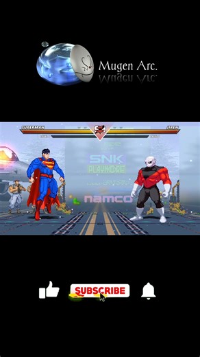 Superman vs Jiren #superman #jiren #mugen #shorts