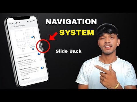How To Enable Slide Back Button All Mobile | Navigation System ✅