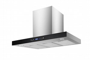 [Hot Item] Best Selling! T Shape 90cm Baffle Filter Beige Color Wall Mounted Range Hood