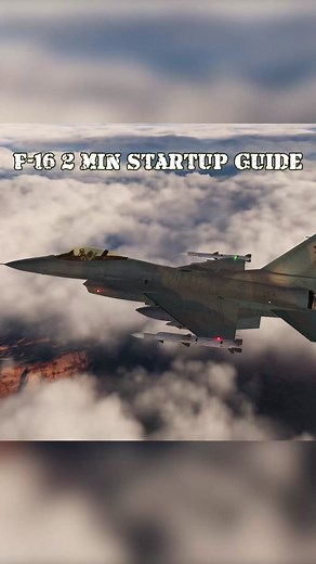 How to Start F-16 in DCS | F-16 Startup Tutorial