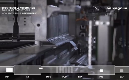 【萨瓦尼尼】钣金柔性生产线 | S4 P4柔性生产线-柔性自动化100%