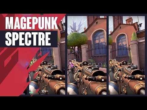 Magepunk Spectre Skin Showcase - Valorant Magepunk Skins