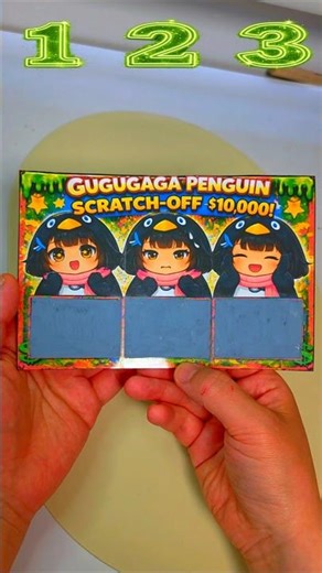 GuguGaga Penguin Scratch-Off… Knockout?! 🐧💢