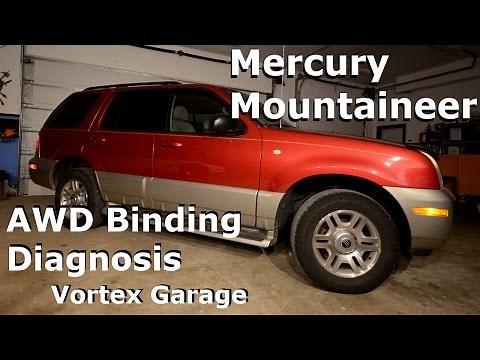 Mercury Mountaineer - AWD Binding Diagnosis / Tire Sizes / Project Intro - Vortex Garage Ep. 5