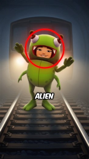 Who’s actually inside Yutani’s alien suit in Subway Surfers? 🥶 #shorts