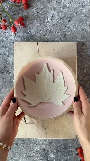 DIY Schmuckschale aus FIMO 🍁✨ #shorts #herbstdeko #fimo