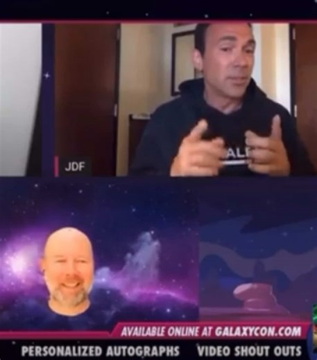 one of my favorite VIRTUAL moments!! when chris sabat crashed a virtual livestream I was hosting for Jason David Frank (JDF) as zordon's HALF brother 😂😂 #powerrangers