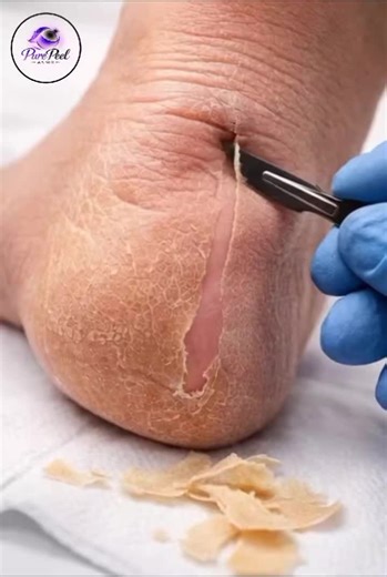 Satisfying Heel Peeling ASMR | Relaxing Callus Removal Sounds #ASMR #heelpeeling