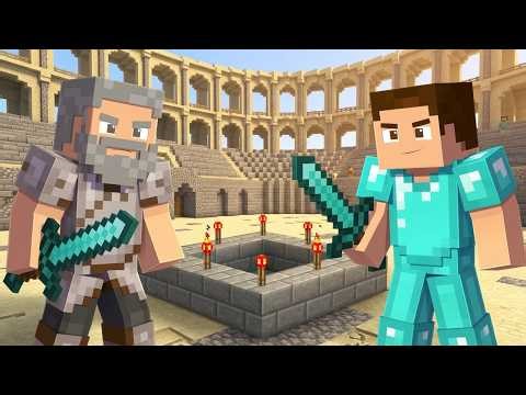 FATHER and Son Minecraft Survival Showdown Who Will Win the PvP Battles?