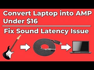 Convert your laptop into AMP under $16 | Fix Latency issue with ASIO4ALL