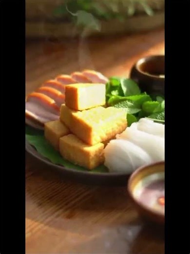Vietnamese Bun Dau Mam Tom – Crispy Tofu & Shrimp Paste! So Addictive 🤯