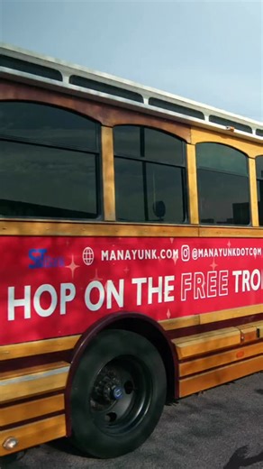 THIS WEEKEND Get Lit weekends kick off in Manayunk - which will feature food and drink deals, shopping specials, festive live entertainment, and the FREE Manayunk Jolly Trolley! Take a ride in the most festive way to shop, dine, and explore Manaynunk this holiday season 🎄✨🎅🏽 Enjoy rides December 4-20th, Thursdays & Fridays 5pm-9pm and Saturday 1pm-9pm. ⁠ ⁠ 🛑 Trolley Stops 🛑⁠ Regal Movie Theater | 3720 Main St⁠ Shurs Lane | 4100 Main St⁠ Thrillerdelphia | 4203 Main St⁠ Rector St (sponsored b