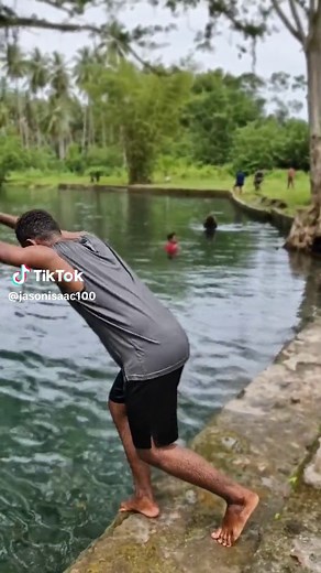 Jumping into Nature's Paradise in New Britain, PNG