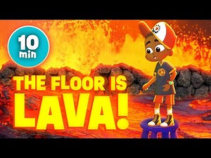 The floor is Lava | 10 Minutes Compilation