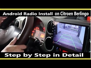 Citroen Berlingo 2008 - 2018 Android Carplay Auto Radio Installation Tutorial