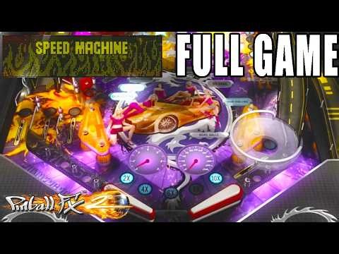 Speed Machine (Pinball FX2) - Full Game Final Tournament Race Wizard Mode Longplay 4K60FPS