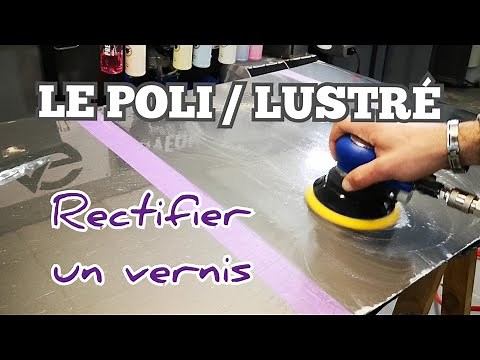 HOW TO ENHANCE A PAINTING (orange peel): POLISHING / LUSTRATING ... for beginners