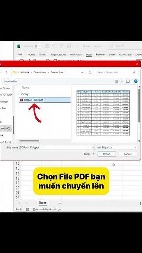 Làm sao để chuyển đổi file PDF sang Excel mà không bị lỗi định dạng mọi người làm theo mình nhé