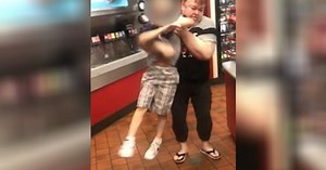 Video shows mom abusing child at gas station, punching witness who intervened