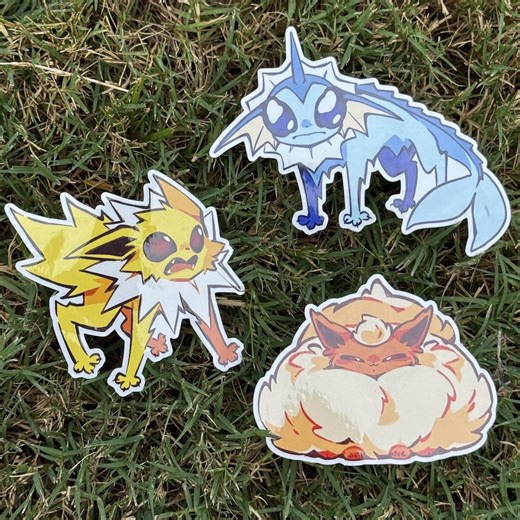 Eeveelutions | Vinyl Sticker NEW DESIGNS! - Etsy