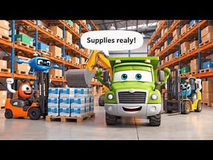 Talking Machines at the Theme Park – Full Episode 10 | Kids Animation 5D