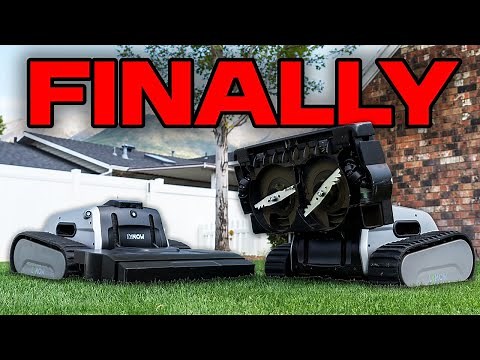 World's FIRST Robot Mower with Real Mower Blades – Insane Results