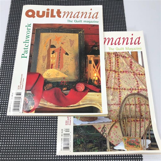 Quiltmania Magazine Bundle Lot of 2 Patchwork Issues No. 80 & 83 - Etsy