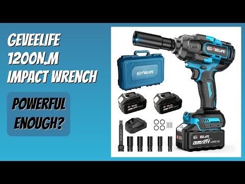 REVIEW (2025): GEVEELIFE 1200N.m Impact Wrench. Features