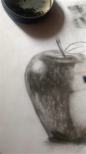 3D Apple Drawing 🍎 | Realistic Apple Art | Wait for the 3D Effect!