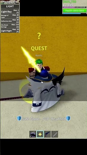 Bartilo Quest (lv 850) pt.1 - Swan Pirate Raid and Jeremy | Blox Fruits #roblox #shorts