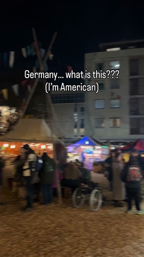 Ike Taraszewski on Instagram: "Kinda cool but no idea what it was, it was next to the Christmas market! Looked like some midievil type thing"