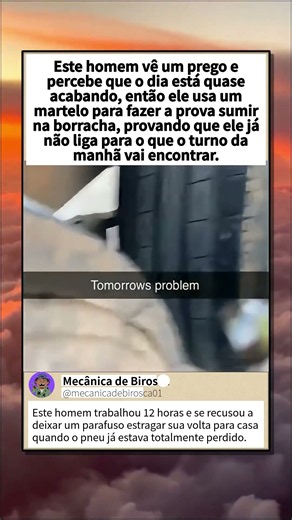 Um conserto rápido demais