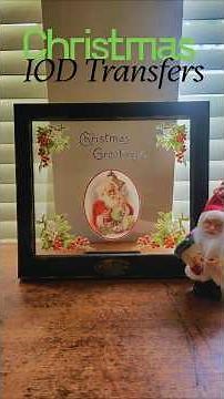 WOW! This Christmas Frame Makeover Is So Easy with IOD Transfers 🎄✨