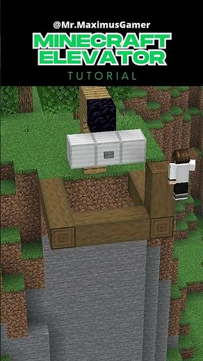 Working Elevator Tutorial in MINECRAFT! #minecraft #tutorial