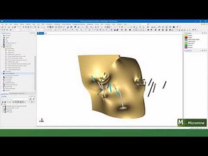 Micromine 2020 New Features - Anisitropic Intrusion Lithology Modelling