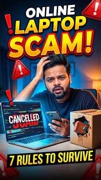 The 7 Rules to NEVER Get Scammed on Laptops 🚫