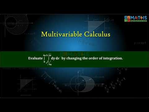 Change the Order of Integration || Multivariable Calculus || Maths.Engineering ||