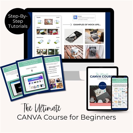 Canva Course for Beginners, Step-by-step Video Tutorials, Canva Course, Learn Canva Fast for Business, Branding & Design - Etsy