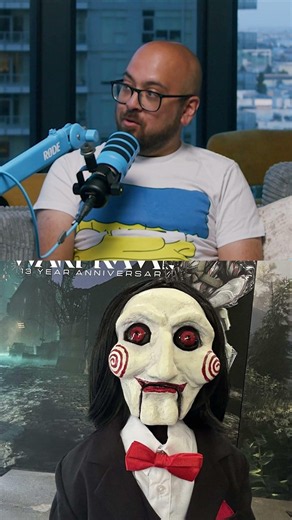 The Saw robot at Summer Game Fest was truly unsettling #sawmovie #summergamefest #podcastclips