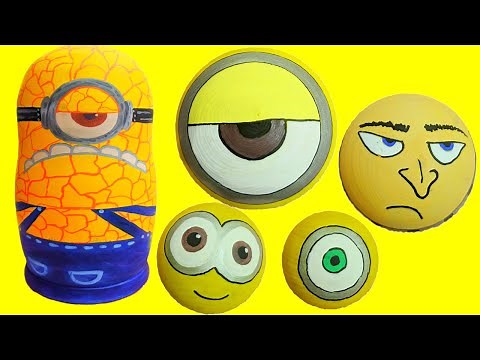 ASMR UNBOXING Minions Candy Chocolate EGG Satisfying Video Review ❤️#minions #asmr #candy #egg #fyp