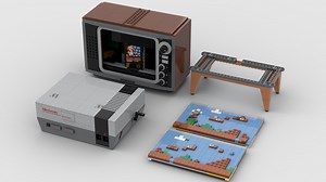 LEGO MOC-78133 NESwitch - Nintendo Switch Stand - NES Alternate Build (Super Mario 2021)
