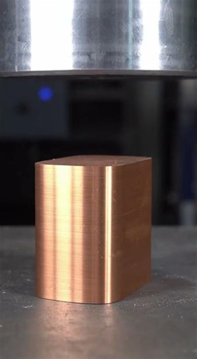 ULTRA EXTREME Hydraulic Press — Laminated Steel, Bronze & Tungsten CRUSH (12K)