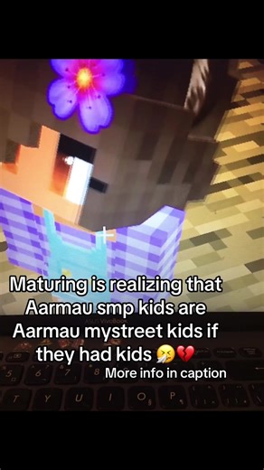 Unfortunately in mystreet Aarmau never got to have kids 💔 but in smp they have 4 🥹 the thing is, smp aaron Isn’t a werewolf but Jennifer is 🫶🏻 I believe this is not a coincidence 💜❤️ Aarmau smp kids are Aarmau mystreet kids. Since mystreet Aaron is an ultima/werewolf it would make sense why Jennifer has ears and a tail 😛 I love mystreet sm 🫶🏻🫶🏻🫶🏻 #fyp #kawatakotoko #mystreet #aphmau #zyxcba