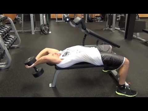 How to Dumbbell Pullovers on Bench