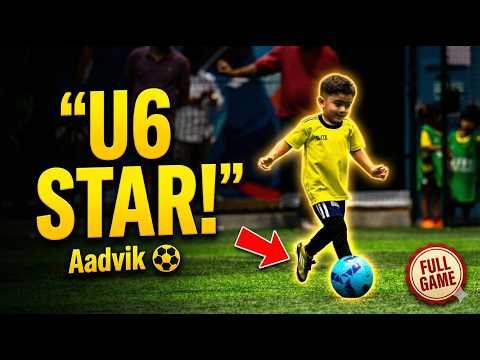 Aadvik Raj Sharma ⚽️ U6 Soccer Match | ESSB Football Club